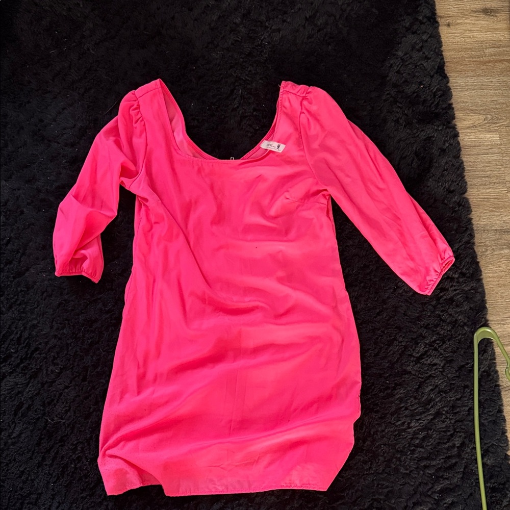 Pink Owl Fuchsia dress